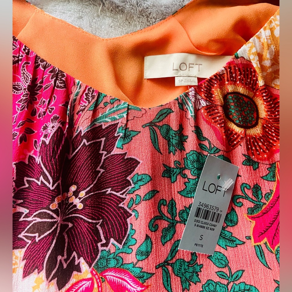Loft blouse 🧡💛🤎 - Picture 6 of 8